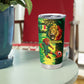 Personalized Senegal Football Lion Tumbler Cup Fierce Roaring Lion Soccer Art With Senegal Flag