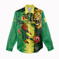Personalized Senegal Football Lion Women Casual Shirt Fierce Roaring Lion Soccer Art With Senegal Flag