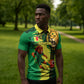 Personalized Senegal Football Lion Zipper Polo Shirt Fierce Roaring Lion Soccer Art With Senegal Flag