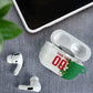 Personalized Algeria Football Desert Fox AirPods Case Desert Fox Mascot Soccer Art With Floral Jasmine And Flag