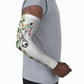 Personalized Algeria Football Desert Fox Arm Sleeves Desert Fox Mascot Soccer Art With Floral Jasmine And Flag