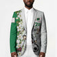 Personalized Algeria Football Desert Fox Blazer Desert Fox Mascot Soccer Art With Floral Jasmine And Flag
