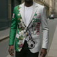 Personalized Algeria Football Desert Fox Blazer Desert Fox Mascot Soccer Art With Floral Jasmine And Flag