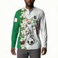 Personalized Algeria Football Desert Fox Button Sweatshirt Desert Fox Mascot Soccer Art With Floral Jasmine And Flag