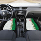 Personalized Algeria Football Desert Fox Car Mats Desert Fox Mascot Soccer Art With Floral Jasmine And Flag