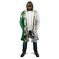 Personalized Algeria Football Desert Fox Cloak Desert Fox Mascot Soccer Art With Floral Jasmine And Flag