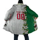 Personalized Algeria Football Desert Fox Cloak Desert Fox Mascot Soccer Art With Floral Jasmine And Flag