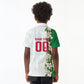 Personalized Algeria Football Desert Fox Kid Polo Shirt Desert Fox Mascot Soccer Art With Floral Jasmine And Flag