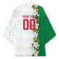 Personalized Algeria Football Desert Fox Kimono Desert Fox Mascot Soccer Art With Floral Jasmine And Flag