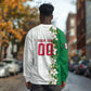 Personalized Algeria Football Desert Fox Long Sleeve Shirt Desert Fox Mascot Soccer Art With Floral Jasmine And Flag
