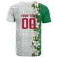 Personalized Algeria Football Desert Fox T shirt Desert Fox Mascot Soccer Art With Floral Jasmine And Flag