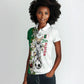 Personalized Algeria Football Desert Fox Women Polo Shirt Desert Fox Mascot Soccer Art With Floral Jasmine And Flag