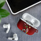 Personalized Egypt Soccer Crocodile Mascot AirPods Case Egyptian Pyramid Football Cultural Graphic Art