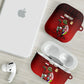 Personalized Egypt Soccer Crocodile Mascot AirPods Case Egyptian Pyramid Football Cultural Graphic Art