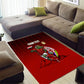 Personalized Egypt Soccer Crocodile Mascot Area Rug Egyptian Pyramid Football Cultural Graphic Art