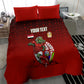 Personalized Egypt Soccer Crocodile Mascot Bedding Set Egyptian Pyramid Football Cultural Graphic Art