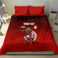 Personalized Egypt Soccer Crocodile Mascot Bedding Set Egyptian Pyramid Football Cultural Graphic Art