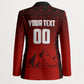Personalized Egypt Soccer Crocodile Mascot Blazer Egyptian Pyramid Football Cultural Graphic Art