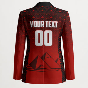 Personalized Egypt Soccer Crocodile Mascot Blazer Egyptian Pyramid Football Cultural Graphic Art