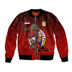 Personalized Egypt Soccer Crocodile Mascot Bomber Jacket Egyptian Pyramid Football Cultural Graphic Art