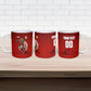 Personalized Egypt Soccer Crocodile Mascot Ceramic Mug Egyptian Pyramid Football Cultural Graphic Art