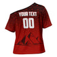 Personalized Egypt Soccer Crocodile Mascot Cross Shoulder Shirt Egyptian Pyramid Football Cultural Graphic Art