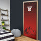 Personalized Egypt Soccer Crocodile Mascot Door Cover Egyptian Pyramid Football Cultural Graphic Art