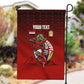 Personalized Egypt Soccer Crocodile Mascot Garden Flag Egyptian Pyramid Football Cultural Graphic Art
