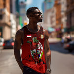 Personalized Egypt Soccer Crocodile Mascot Men Tank Top Egyptian Pyramid Football Cultural Graphic Art