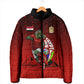 Personalized Egypt Soccer Crocodile Mascot Padded Jacket Egyptian Pyramid Football Cultural Graphic Art