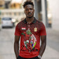 Personalized Egypt Soccer Crocodile Mascot Polo Shirt Egyptian Pyramid Football Cultural Graphic Art