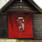 Personalized Egypt Soccer Crocodile Mascot Quilt Egyptian Pyramid Football Cultural Graphic Art