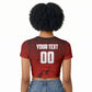 Personalized Egypt Soccer Crocodile Mascot Raglan Cropped T shirt Egyptian Pyramid Football Cultural Graphic Art
