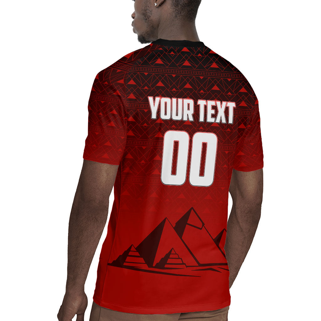 Personalized Egypt Soccer Crocodile Mascot Rugby Jersey Egyptian Pyramid Football Cultural Graphic Art