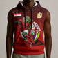 Personalized Egypt Soccer Crocodile Mascot Sleeveless Hoodie Egyptian Pyramid Football Cultural Graphic Art
