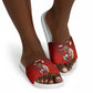 Personalized Egypt Soccer Crocodile Mascot Slide Sandals Egyptian Pyramid Football Cultural Graphic Art