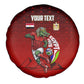 Personalized Egypt Soccer Crocodile Mascot Spare Tire Cover Egyptian Pyramid Football Cultural Graphic Art