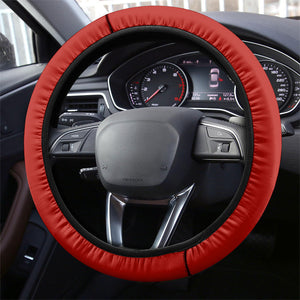 Egypt Soccer Crocodile Mascot Steering Wheel Cover Egyptian Pyramid Football Cultural Graphic Art