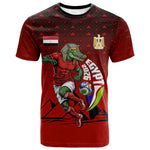 Personalized Egypt Soccer Crocodile Mascot T shirt Egyptian Pyramid Football Cultural Graphic Art