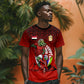 Personalized Egypt Soccer Crocodile Mascot T shirt Egyptian Pyramid Football Cultural Graphic Art