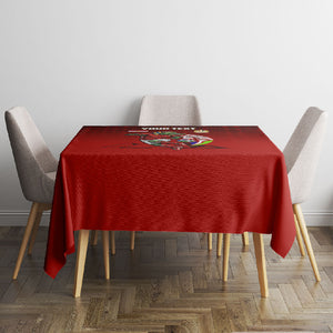 Personalized Egypt Soccer Crocodile Mascot Tablecloth Egyptian Pyramid Football Cultural Graphic Art