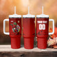 Personalized Egypt Soccer Crocodile Mascot Tumbler With Handle Egyptian Pyramid Football Cultural Graphic Art