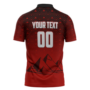 Personalized Egypt Soccer Crocodile Mascot Zipper Polo Shirt Egyptian Pyramid Football Cultural Graphic Art