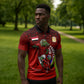Personalized Egypt Soccer Crocodile Mascot Zipper Polo Shirt Egyptian Pyramid Football Cultural Graphic Art