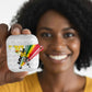 Personalized Ghana Soccer Elephant AirPods Case Ghana Flag Kente Football Player - Cassia Fistula Flower
