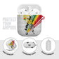 Personalized Ghana Soccer Elephant AirPods Case Ghana Flag Kente Football Player - Cassia Fistula Flower