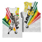 Personalized Ghana Soccer Elephant Basketball Jersey Ghana Flag Kente Football Player - Cassia Fistula Flower