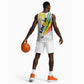 Personalized Ghana Soccer Elephant Basketball Jersey Ghana Flag Kente Football Player - Cassia Fistula Flower