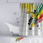 Personalized Ghana Soccer Elephant Bathroom Set Ghana Flag Kente Football Player - Cassia Fistula Flower