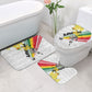 Personalized Ghana Soccer Elephant Bathroom Set Ghana Flag Kente Football Player - Cassia Fistula Flower